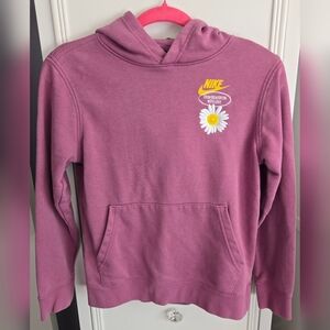 Nike Hoodie with Daisy Design Size L